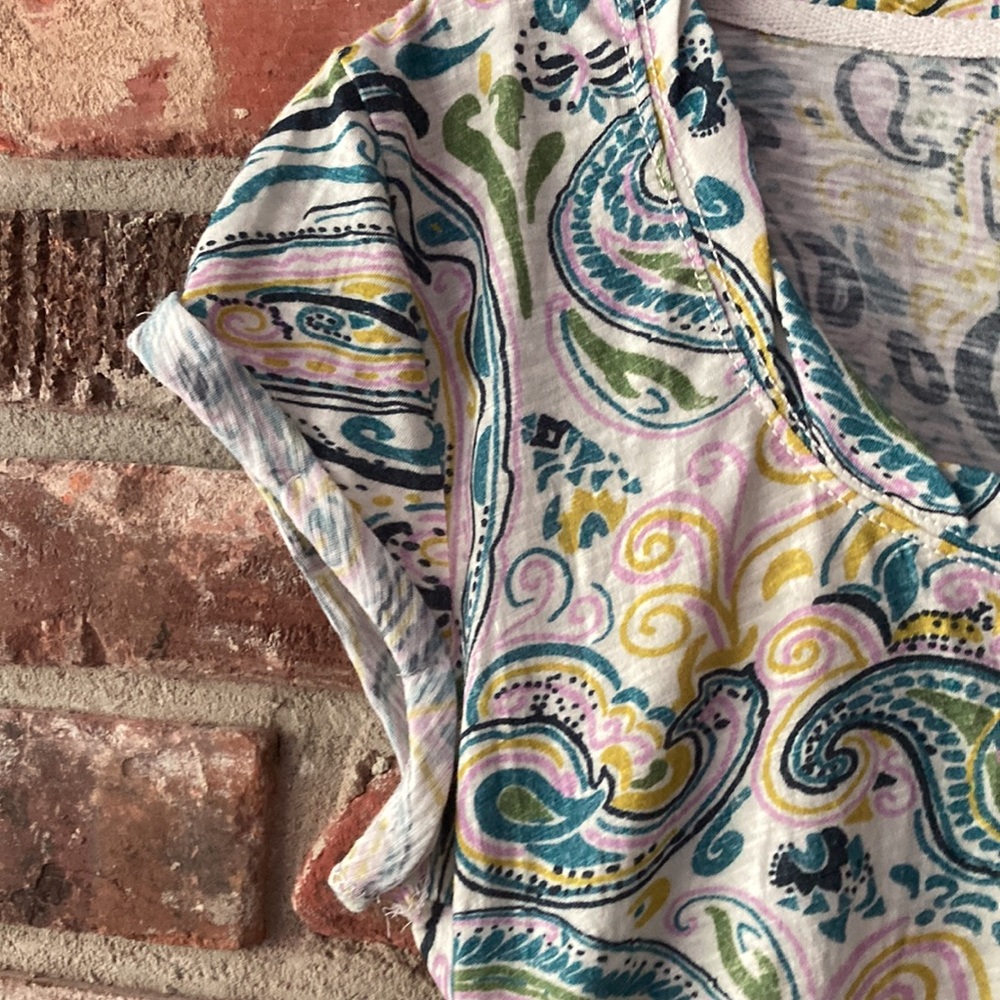 Anthropologie Multi-Color Tee S - Picture 3 of 10